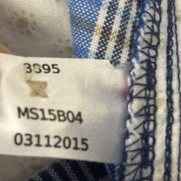 Peter Millar Golf Shorts Mens 40 Blue Plaid Cotton MS15B04 40x9 Casual Weekend - Picture 8 of 11